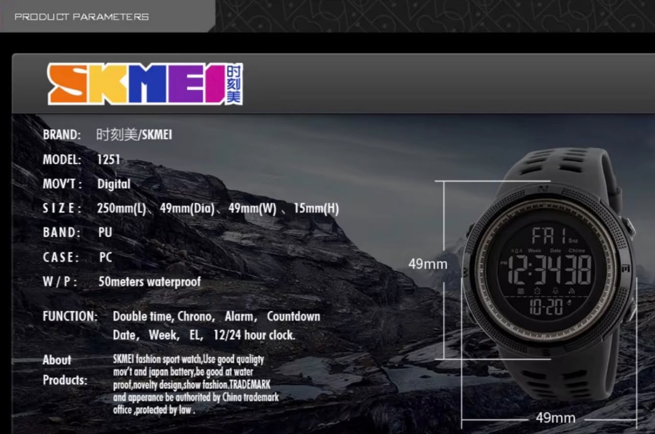 Reloj Skmei 1251