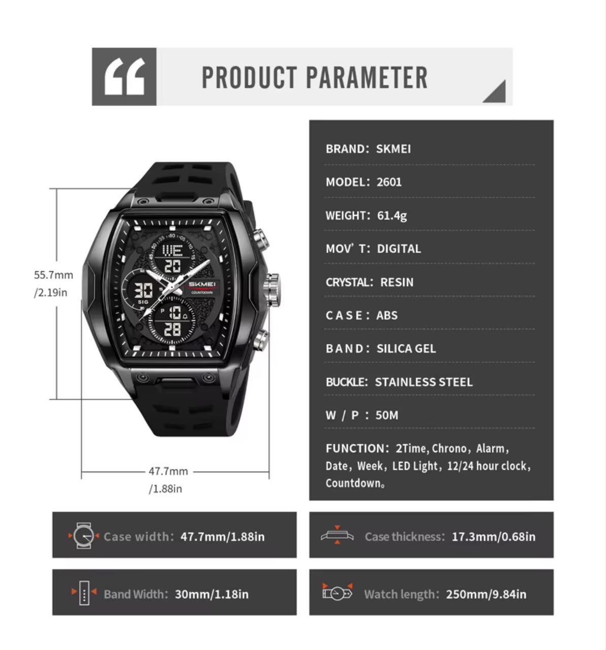Reloj Skmei 2601