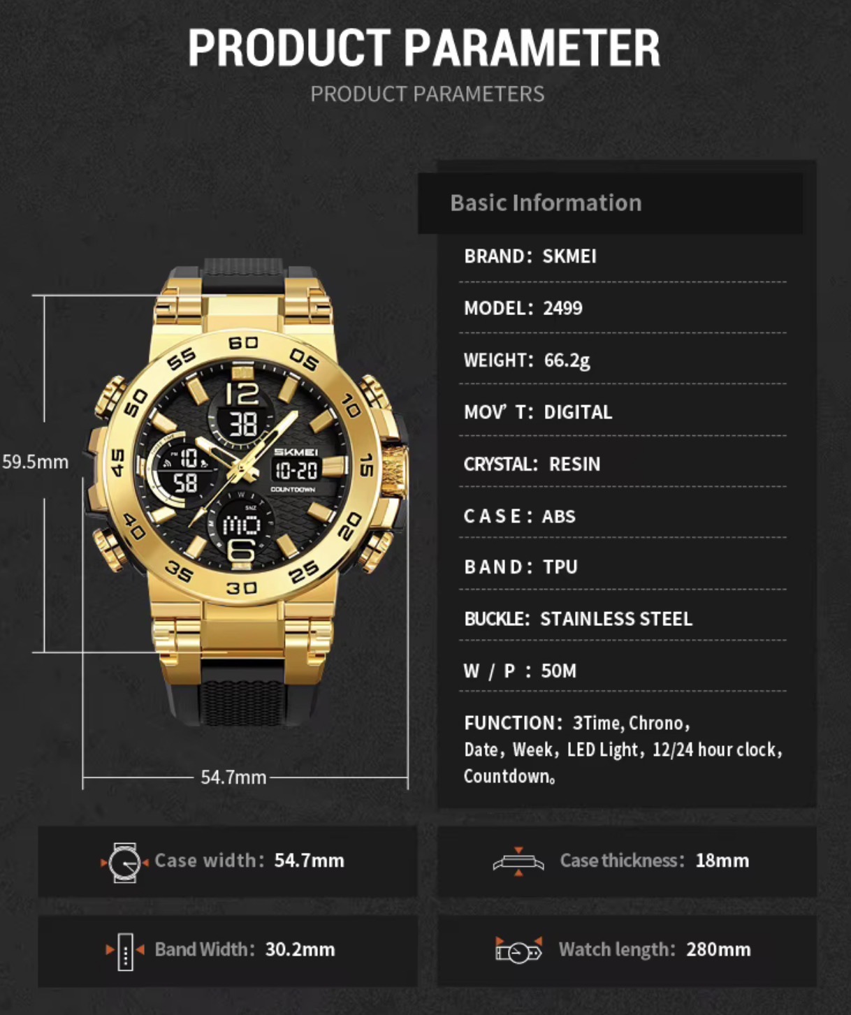 Reloj Skmei 2499