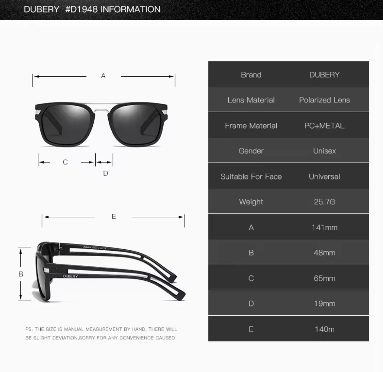 Lentes Dubery 