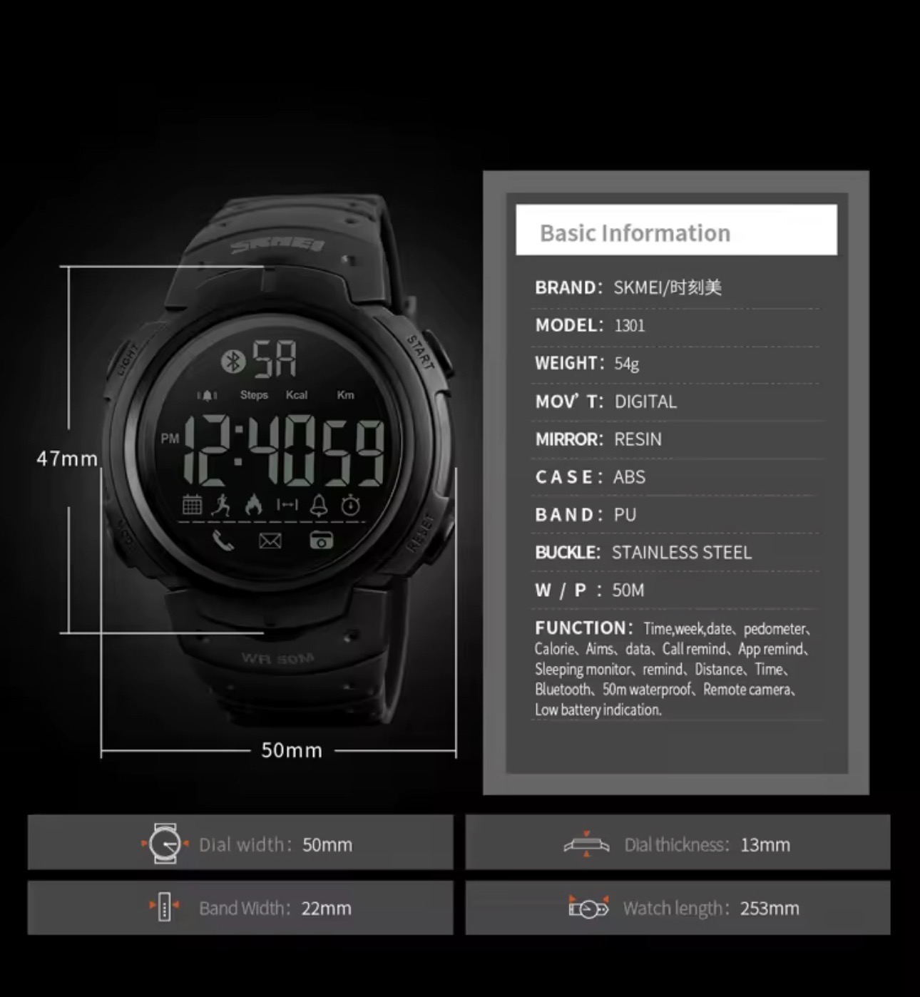 Reloj Skmei 1301