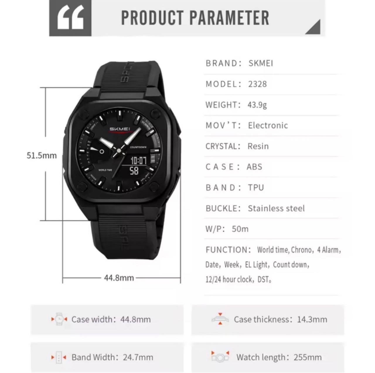 Reloj Skmei 2328
