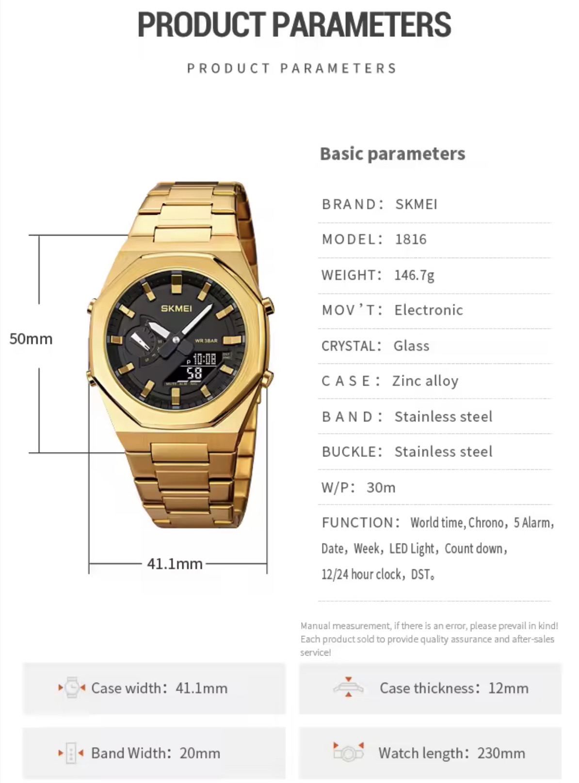 Reloj Skmei 1816