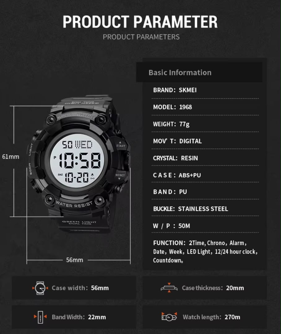 Reloj Skmei 1968