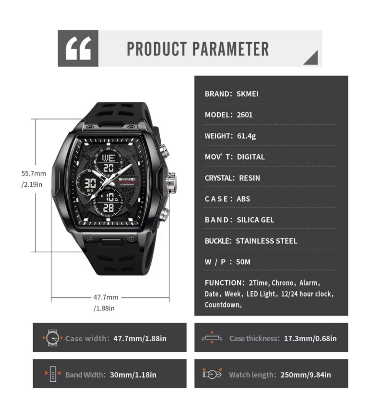 Reloj Skmei 2601