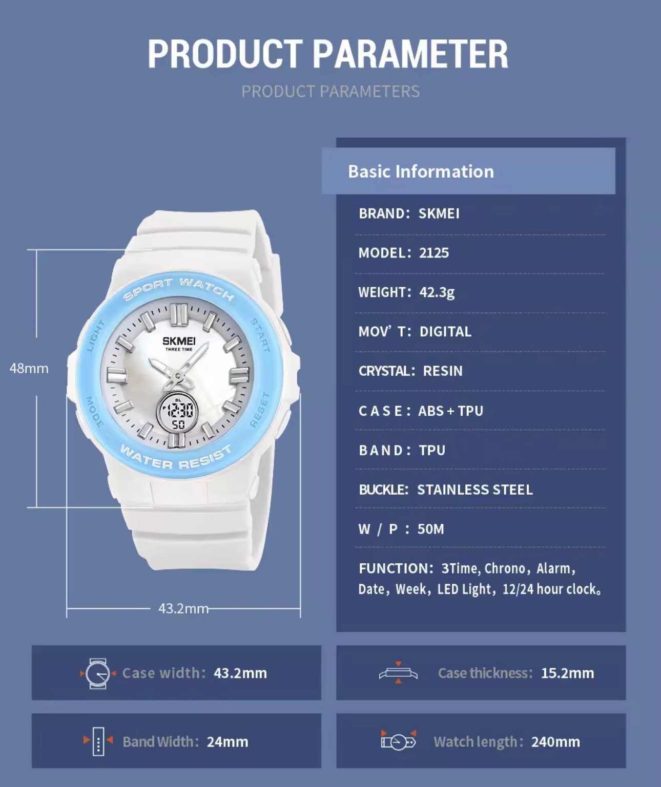 Reloj Skmei 2125